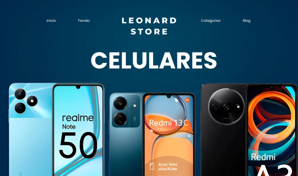 categoria celulares leonard store