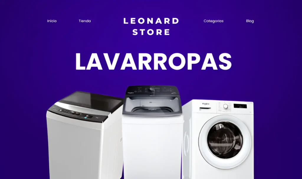 categoria lavarropas leonard store